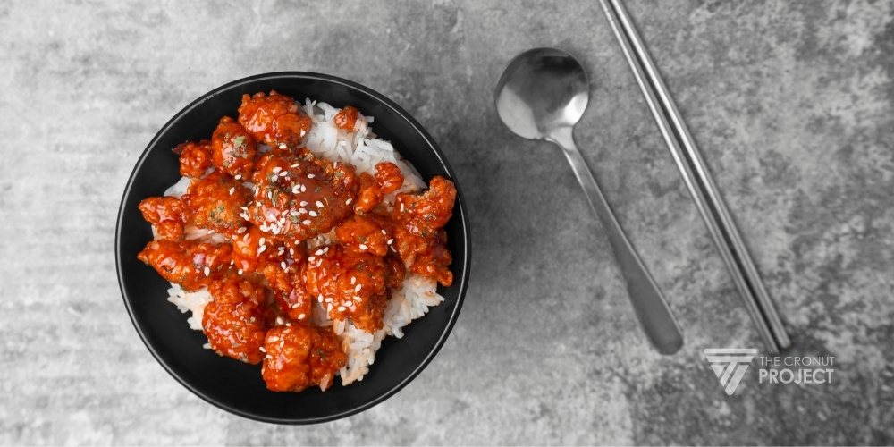 Rice Bowl Korean Spicy Chicken